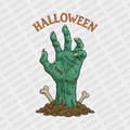 Faux Embroidered Zombie Hand Halloween DTF Transfer - PrintPony