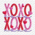 Faux Glitter XOXO DTF Transfer - PrintPony