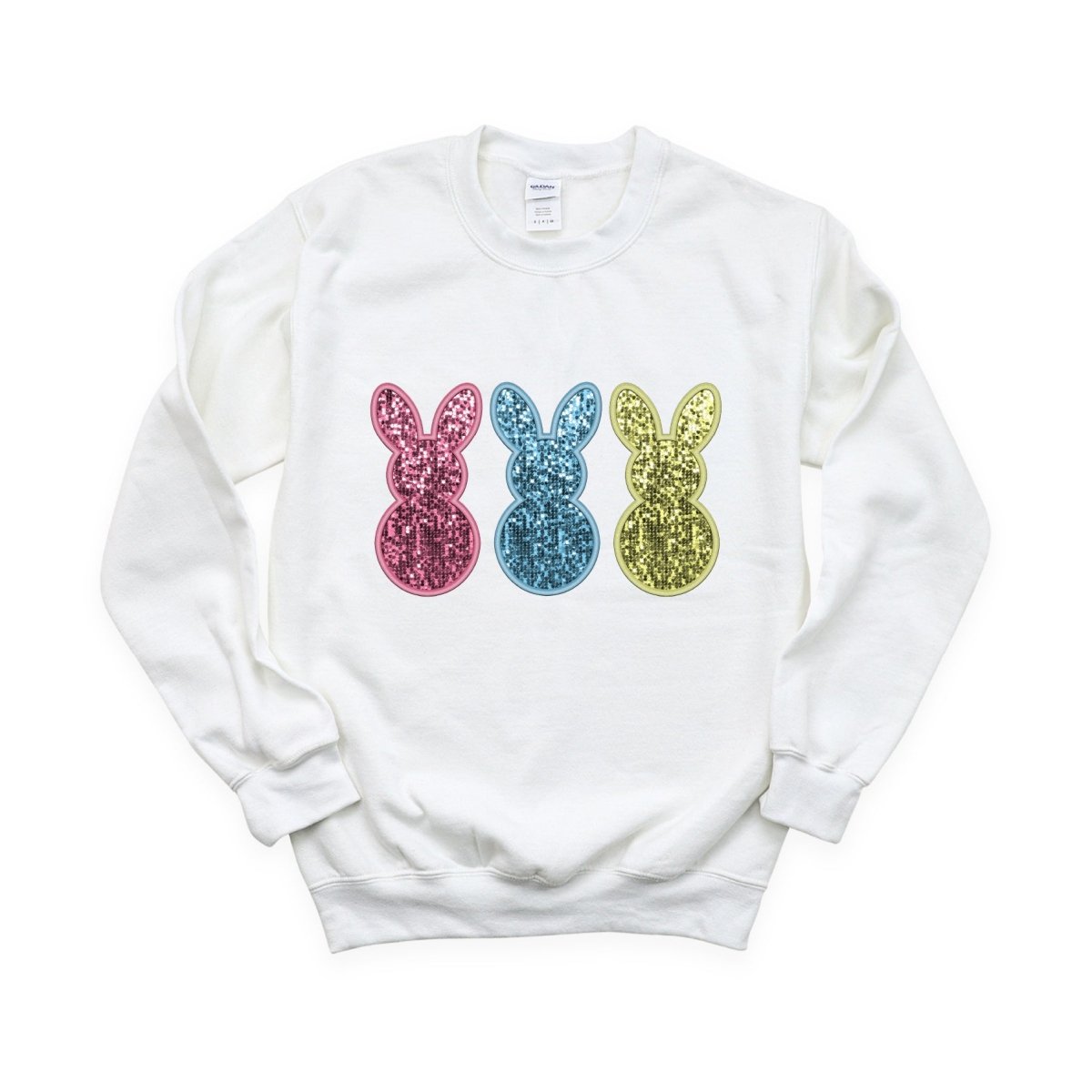 Faux Sequins Easter Bunnies DTF Transfer - PrintPony®