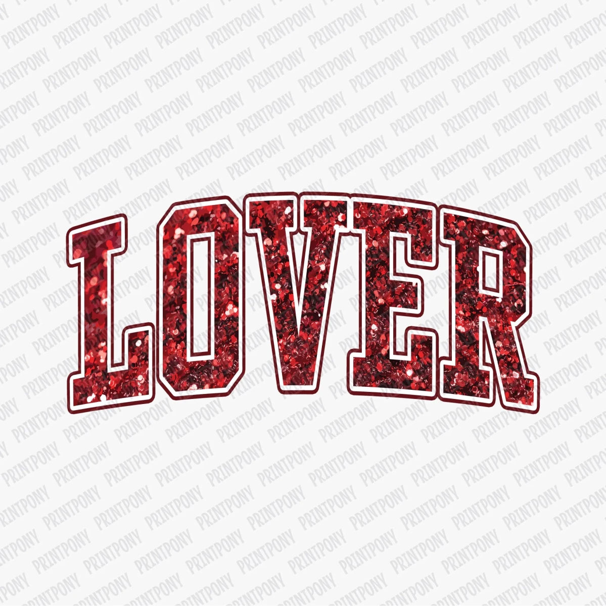 Faux Sequins Lover DTF Transfer - PrintPony