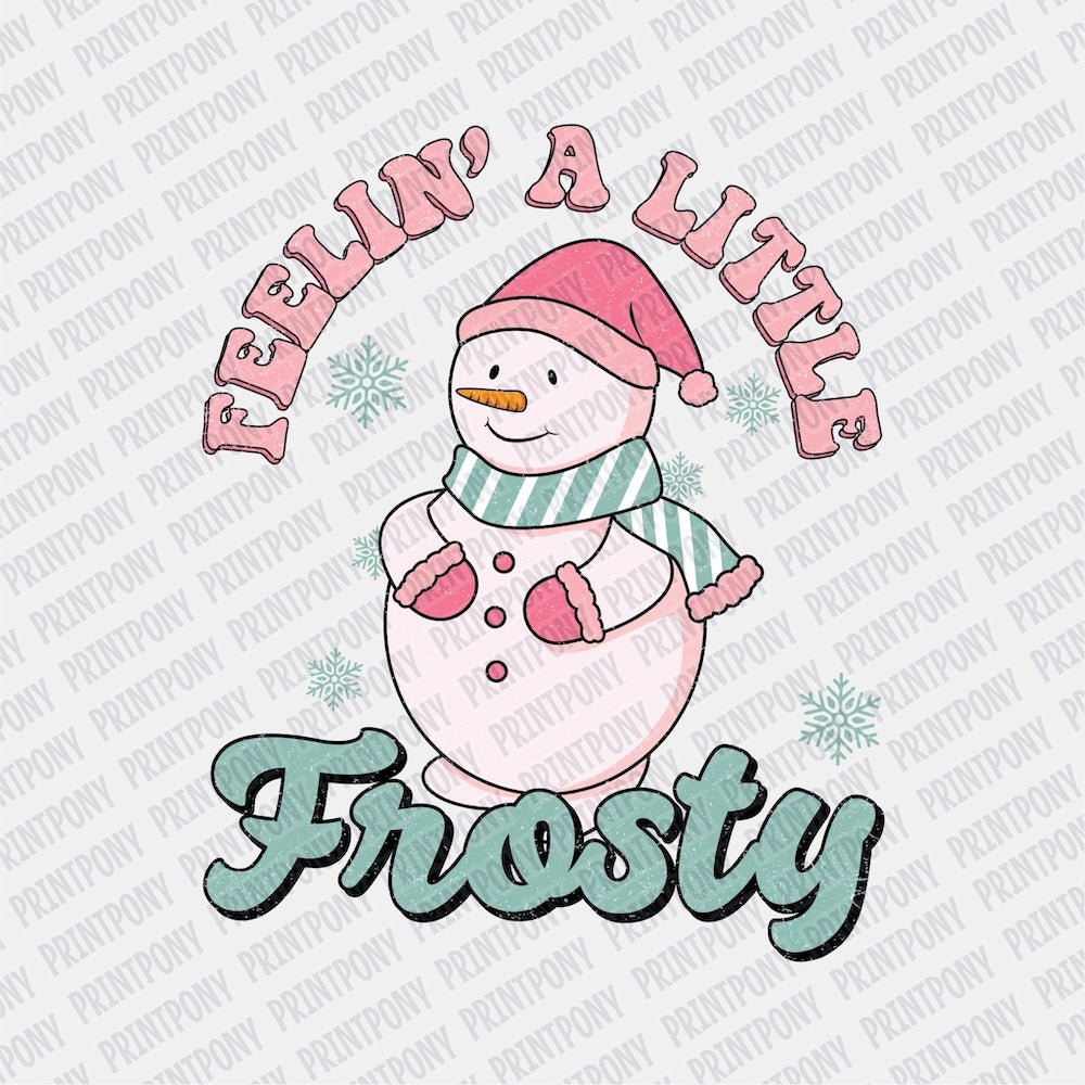Feelin' a Little Frosty DTF transfer - Print Pony‚Äö√ë¬¢