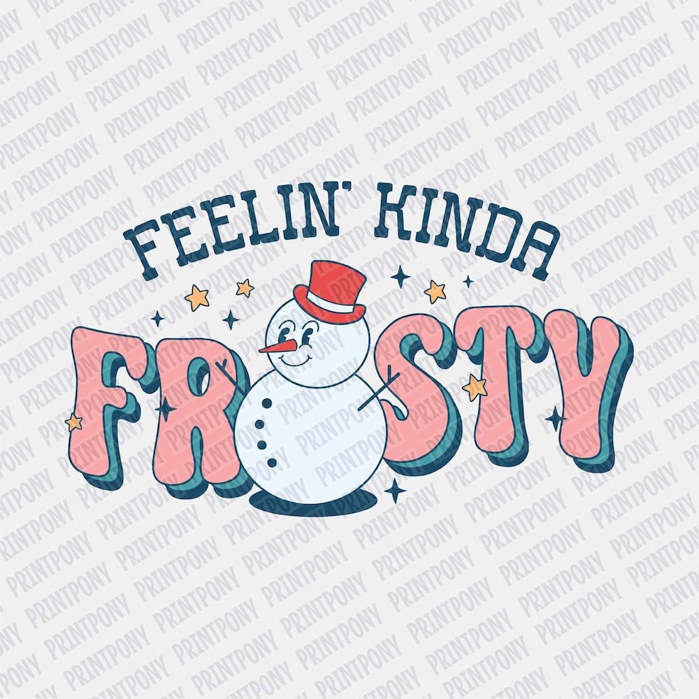 Feelin' kinda Frosty DTF transfer - Print Pony‚Äö√ë¬¢
