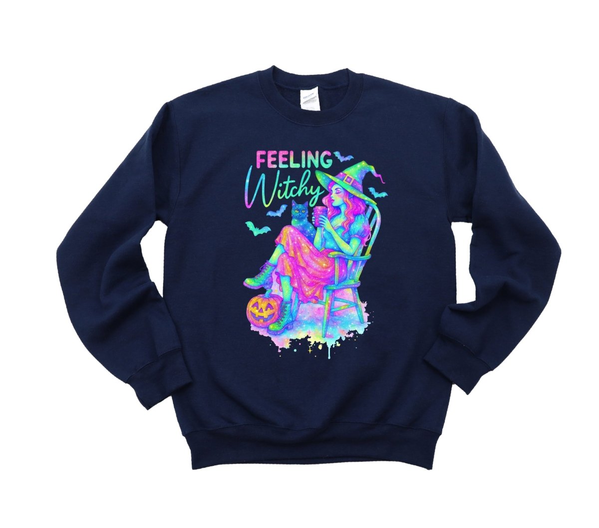 Feeling Witchy Iridescent Halloween DTF Transfer - PrintPony