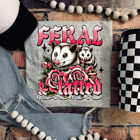 Feral and Tatted DTF Transfer - PrintPony