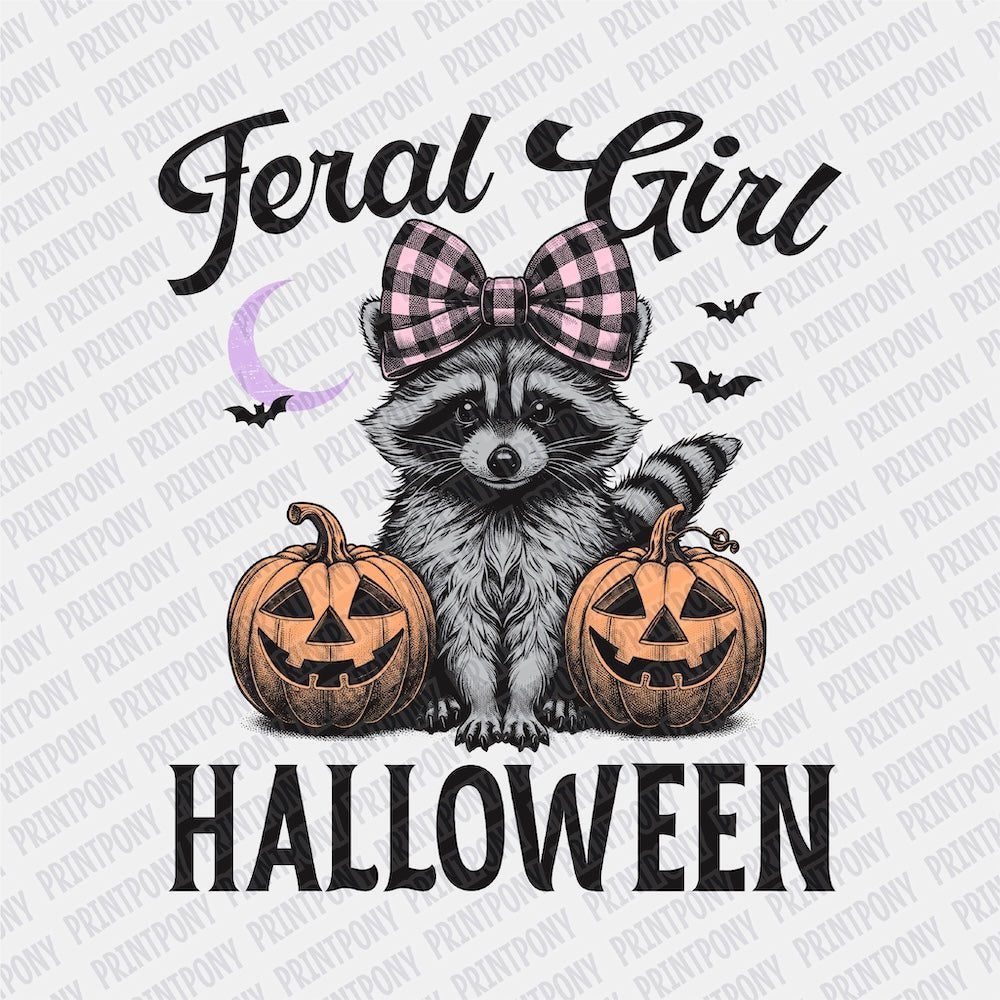 Feral Girl DTF transfer - PrintPony
