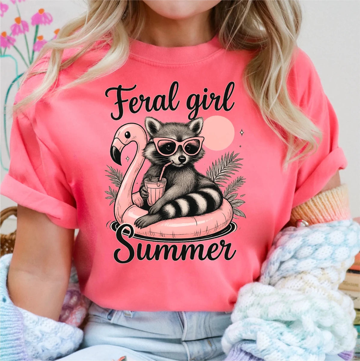 Feral Girl Summer DTF Transfer - PrintPony