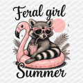 Feral Girl Summer DTF Transfer - PrintPony