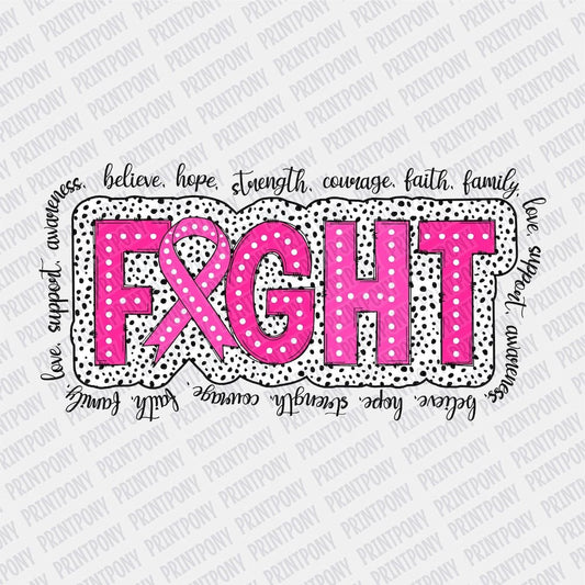 Fight Breast Cancer DTF transfer - Print Pony™