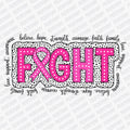 Fight Breast Cancer DTF transfer - PrintPony™
