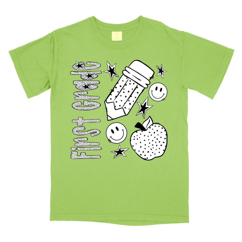 First Grade Dotted DTF transfer - PrintPony