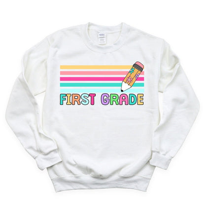First Grade Stripes - DTF Transfer - PrintPony®