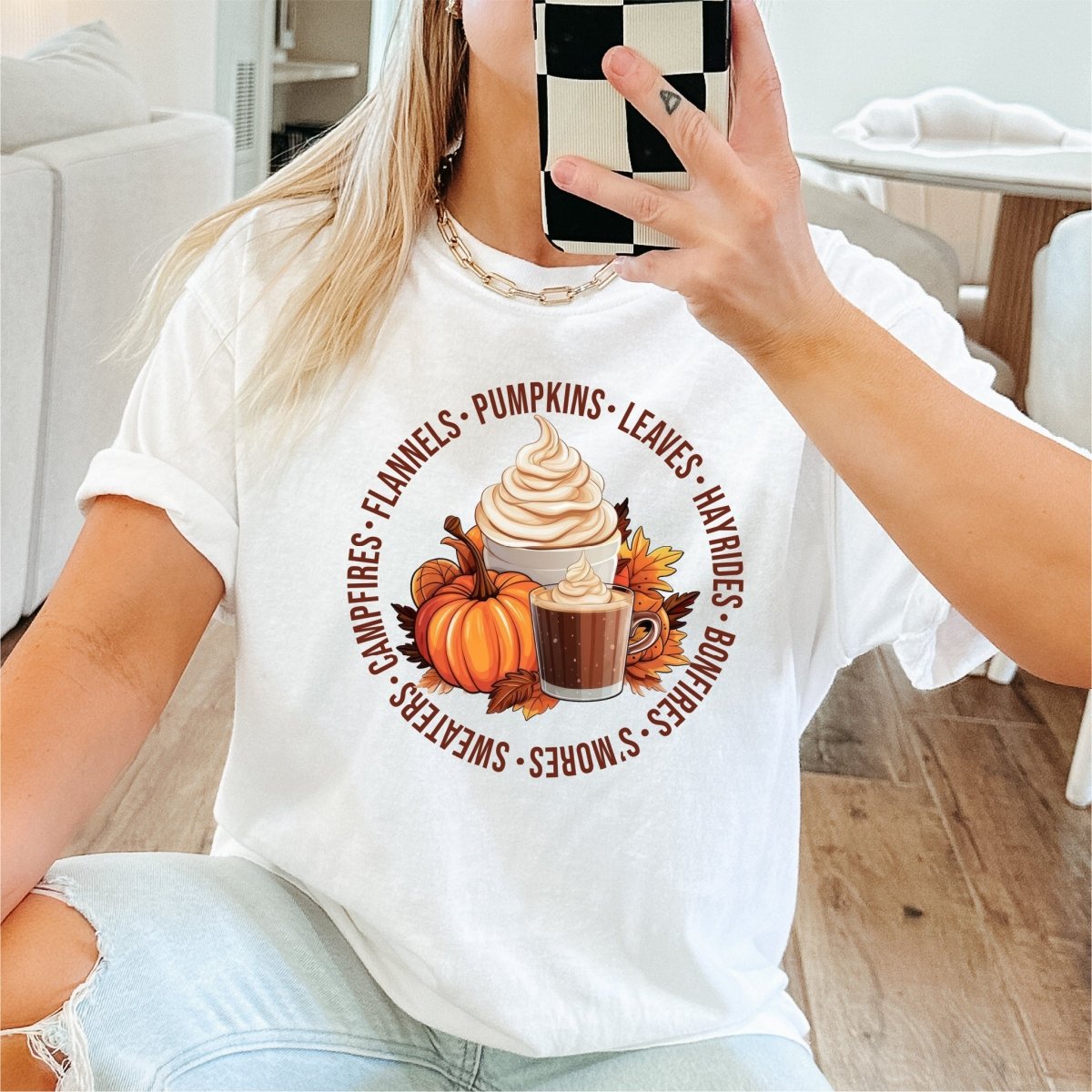 Flannels, Pumpkins, Leaves - PrintPony®