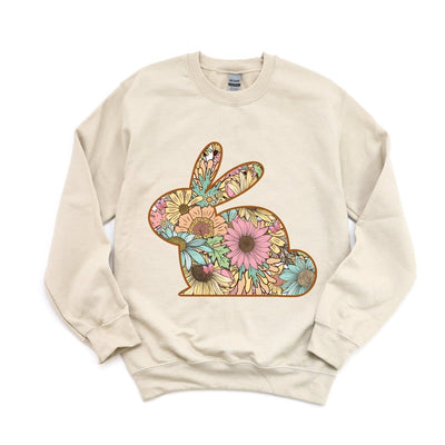 Floral Bunny DTF transfer - Print Pony™