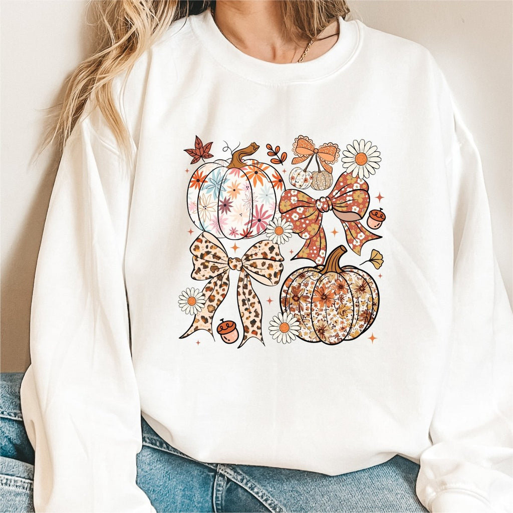 Floral Pumpkins and Bows - DTF Transfer - PrintPony™