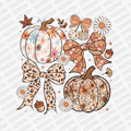 Floral Pumpkins and Bows - DTF Transfer - PrintPony™
