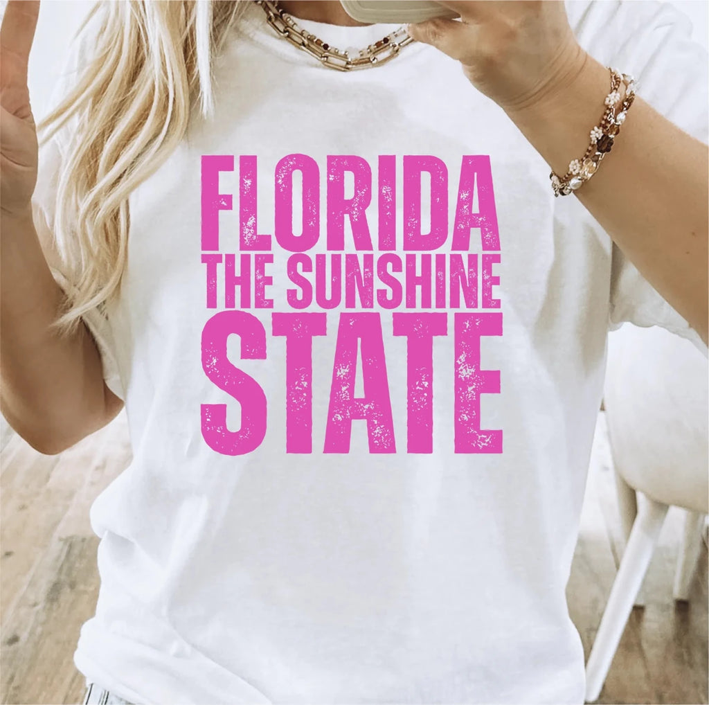 Florida, The Sunshine State Neon DTF Transfer - PrintPony