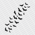 Flying Bats Halloween DTF Transfer - PrintPony