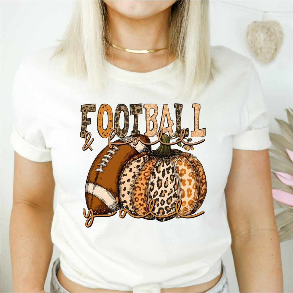 Football and Fall Y'all DTF Transfer - PrintPony™