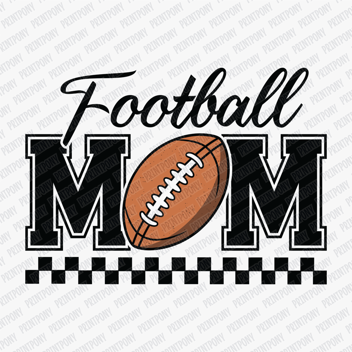Football Mom DTF Transfer - PrintPony™