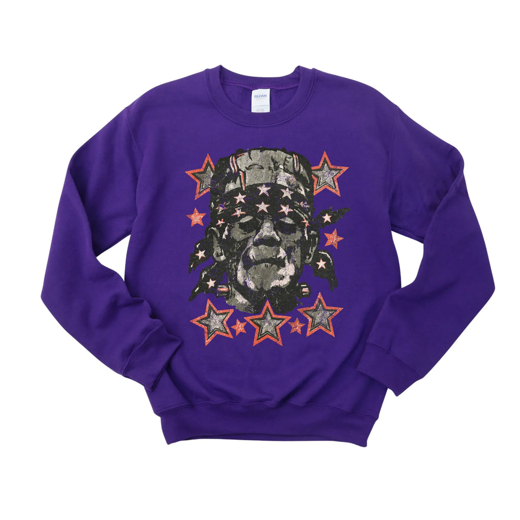Frank and Stars Halloween DTF Transfer
