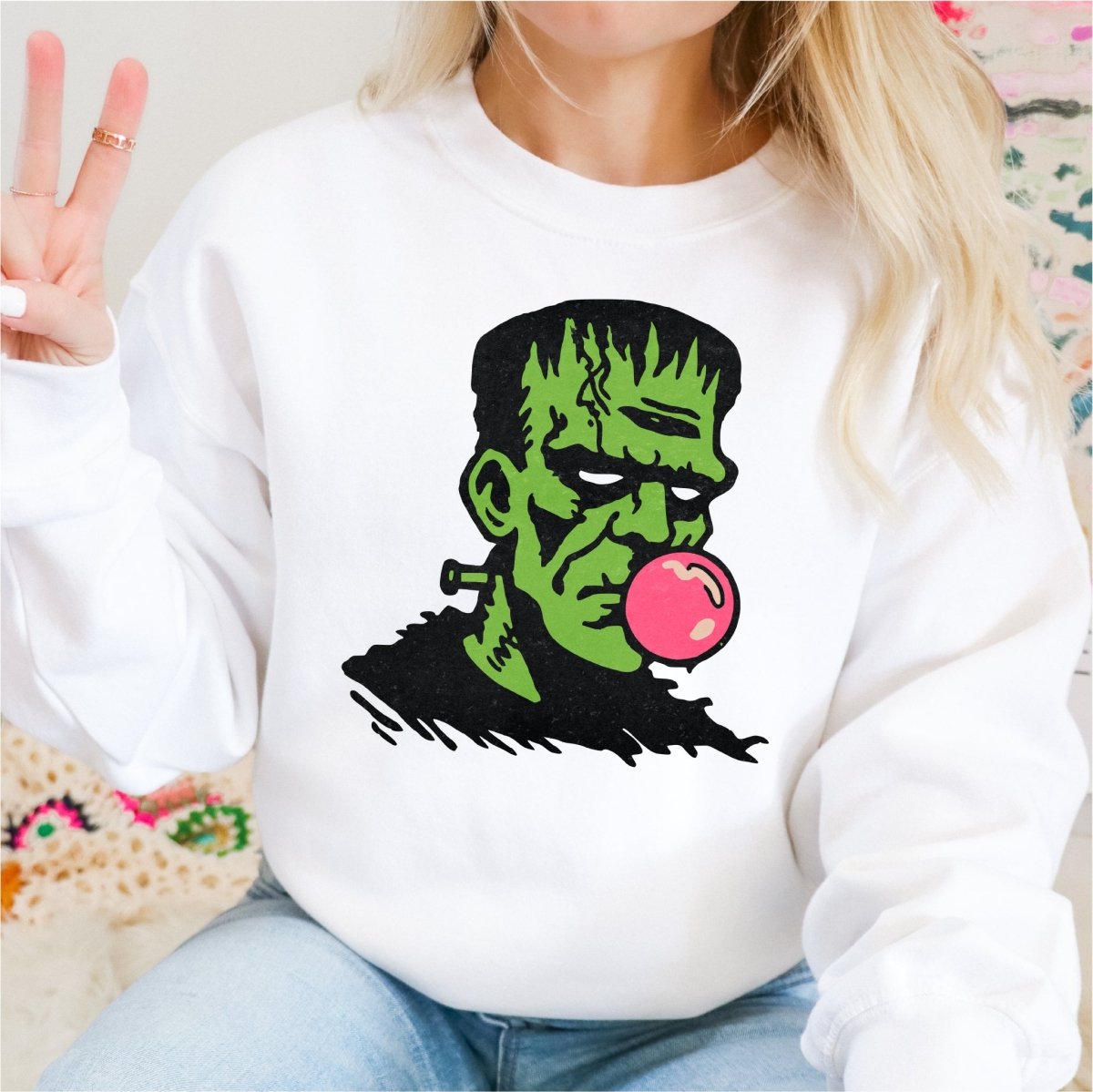 Frankenstein Chewing Gum DTF Transfer - PrintPony