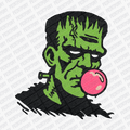 Frankenstein Chewing Gum DTF Transfer - PrintPony