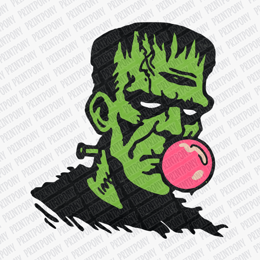 Frankenstein Chewing Gum DTF Transfer - PrintPony™