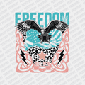 Freedom 1776 Patriotic DTF transfer - PrintPony