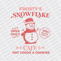 Frosty's Snowflake Cafe DTF transfer - Print Pony‚Äö√ë¬¢