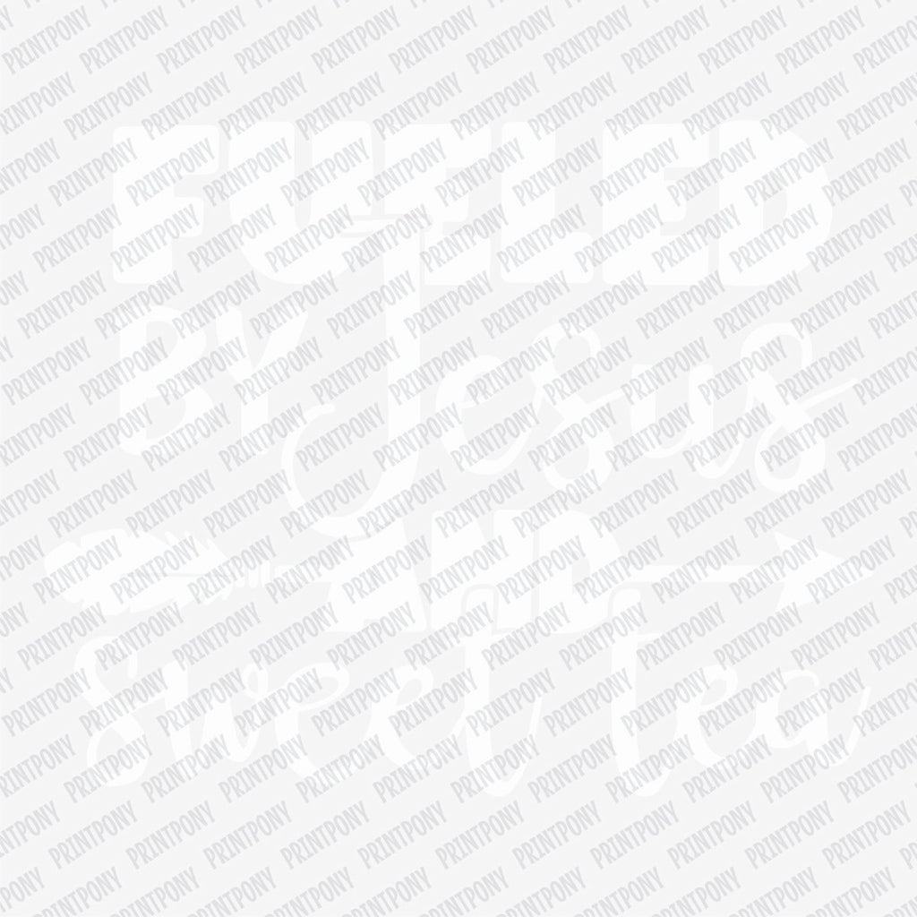 Fueled by Jesus and Sweet Tea DTF Transfer - PrintPony