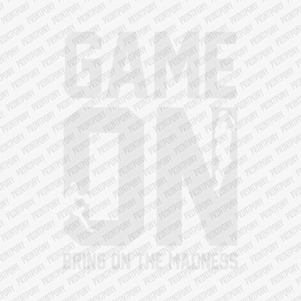 Game On Basketball DTF Transfer - PrintPony