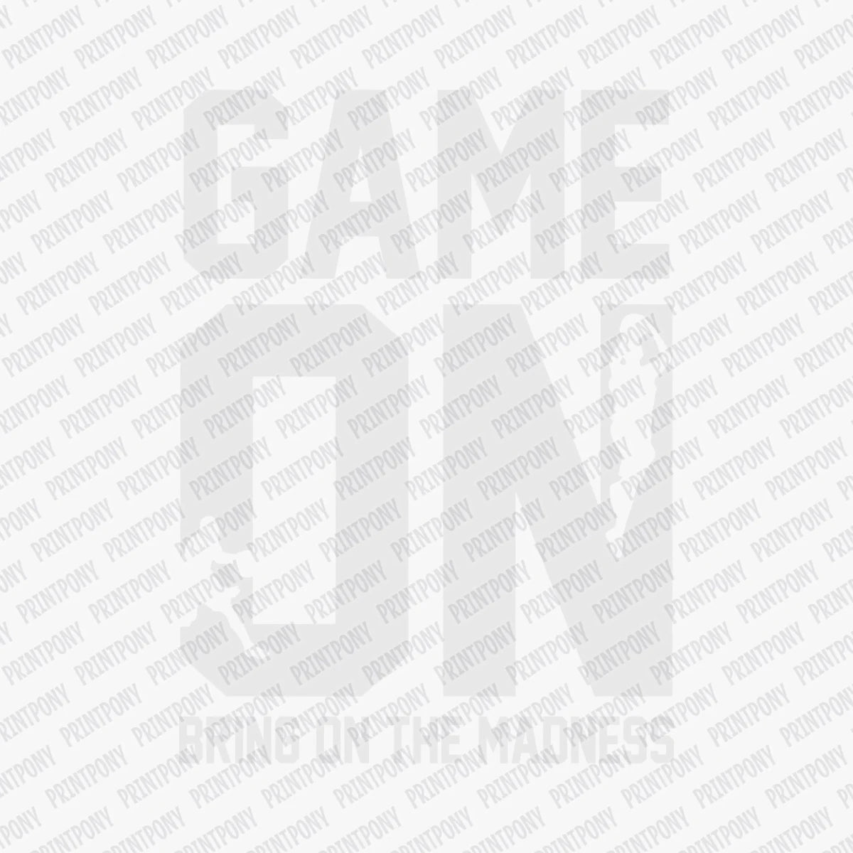 Game On Basketball DTF Transfer - PrintPony