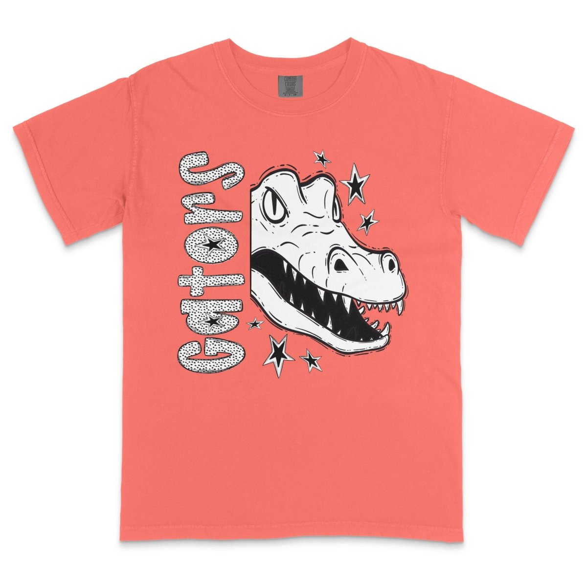 Gators Mascot Dotted Design DTF Transfer - PrintPony