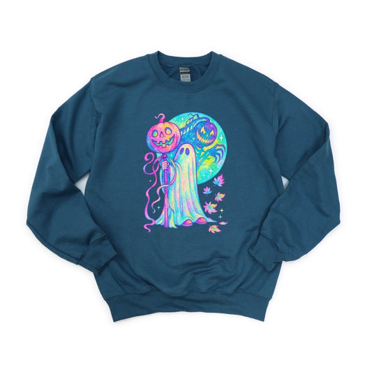 Ghost Iridescent Halloween DTF Transfer - PrintPony™