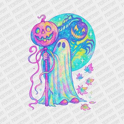 Ghost Iridescent Halloween DTF Transfer - PrintPony™