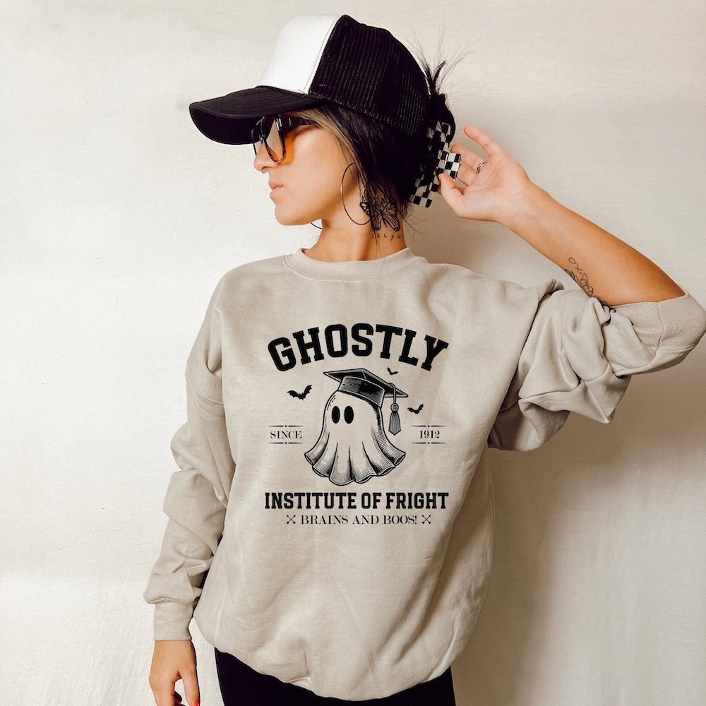Ghostly Institute of Fright DTF transfer - PrintPony