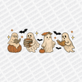 Ghosts Reading Books Halloween DTF Transfer - PrintPony