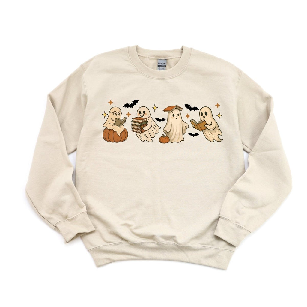 Ghosts Reading Books Halloween DTF Transfer - PrintPony