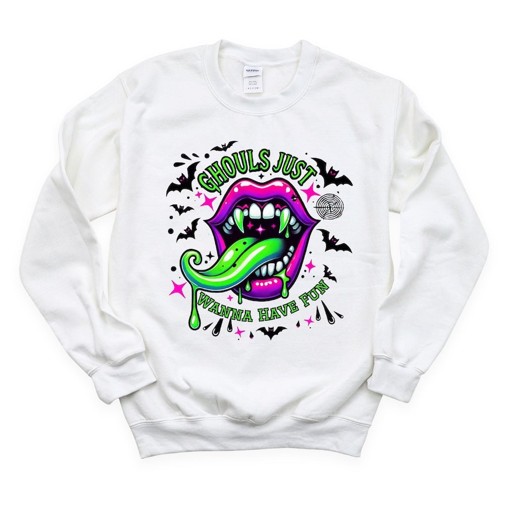 Ghouls Just Wanna Have Fun (Front & Back Design) DTF transfer - PrintPony