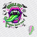 Ghouls Just Wanna Have Fun (Front & Back Design) DTF transfer - PrintPony