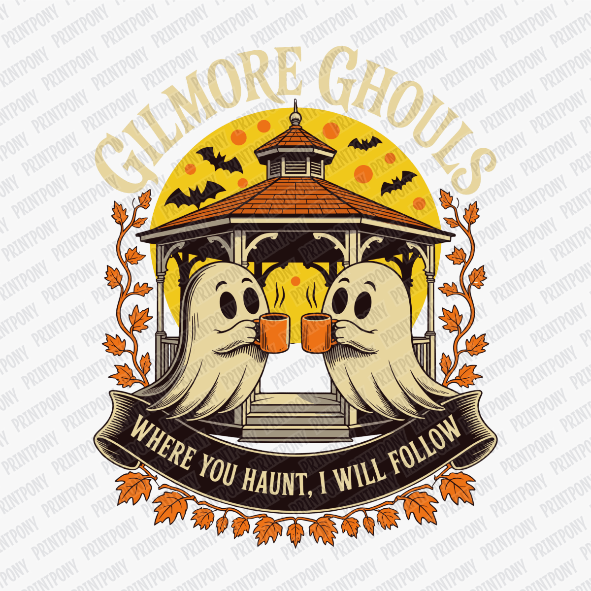 Gilmore Ghouls DTF transfer - PrintPony