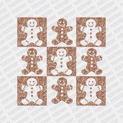 Gingerbread Pattern DTF transfer - PrintPony
