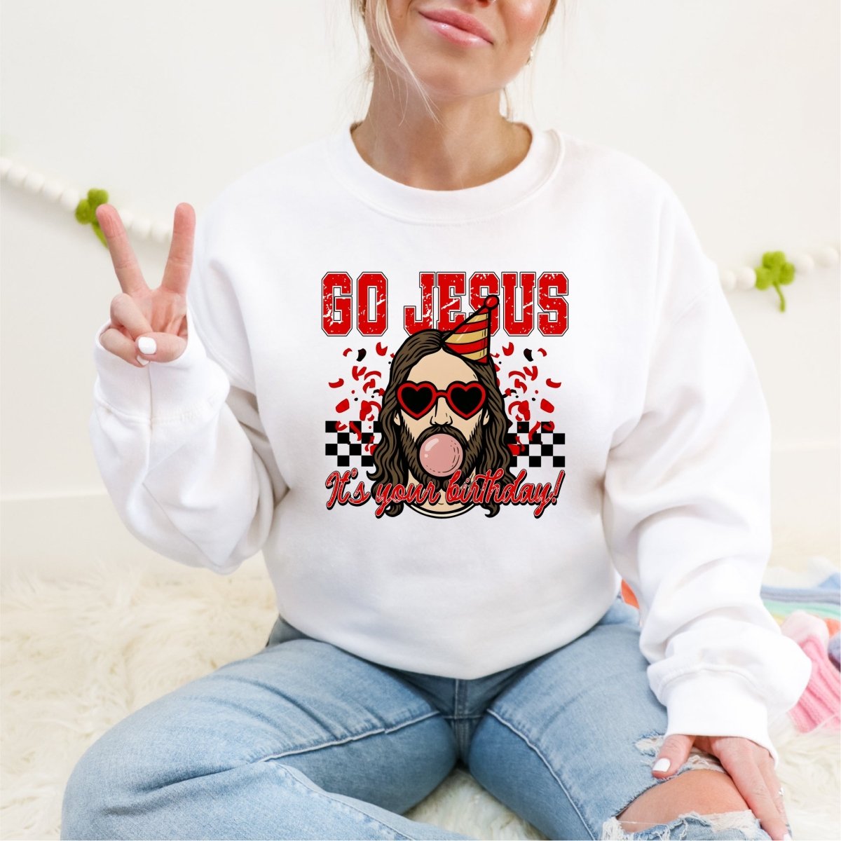 Go Jesus, It's Your Birthday DTF transfer - PrintPony