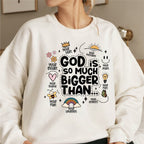 God is Much Bigger Than DTF Transfer - PrintPony