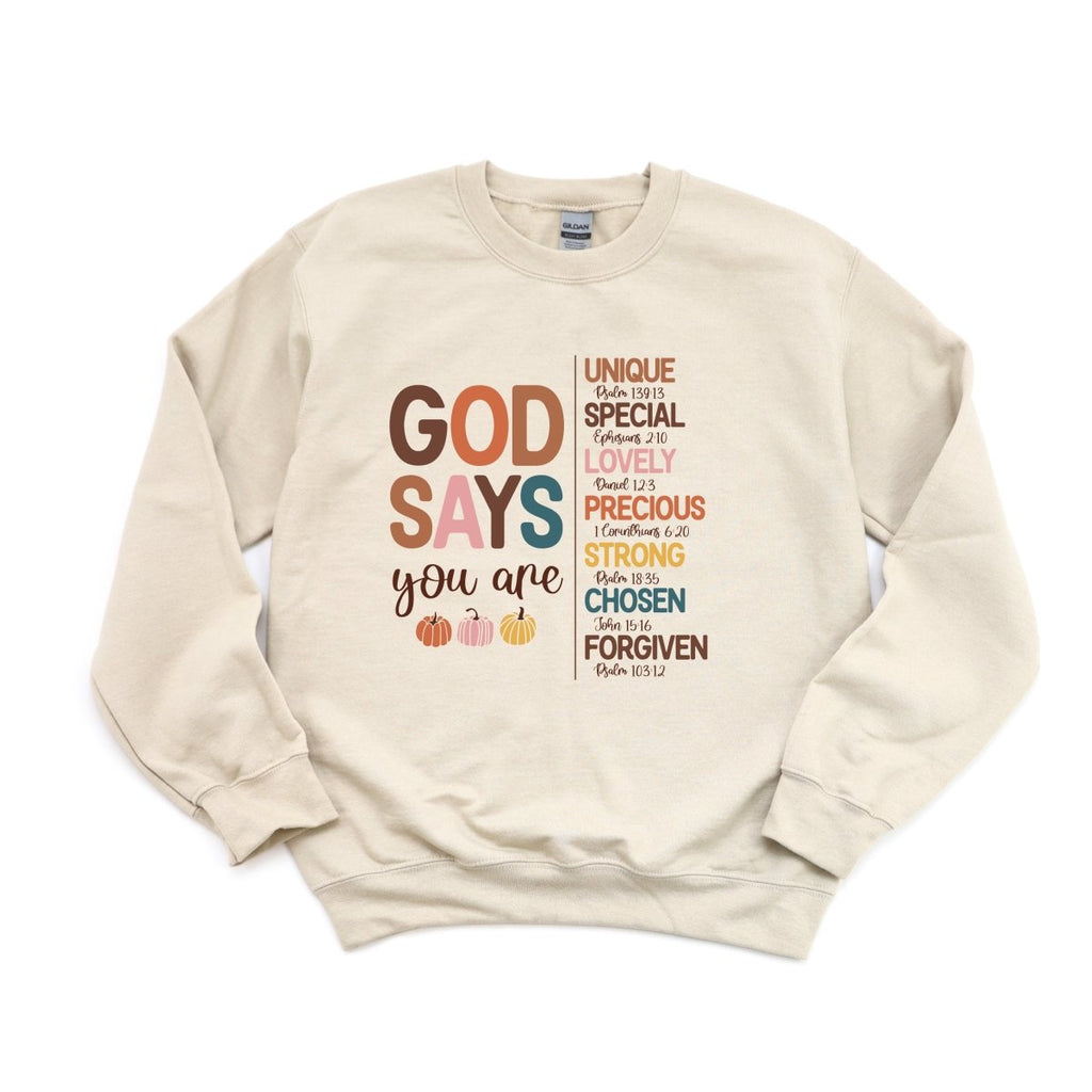 God Says You Are Unique - DTF Transfer - PrintPony™