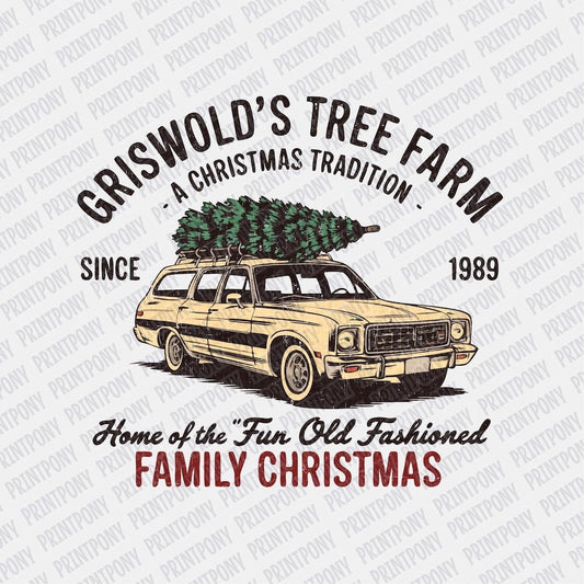 Griswold's Tree Farm DTF Transfer - Print Pony‚Ñ¢