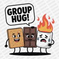 Group Hug S'mores DTF Transfer - Ready to Press - PrintPony¬Æ