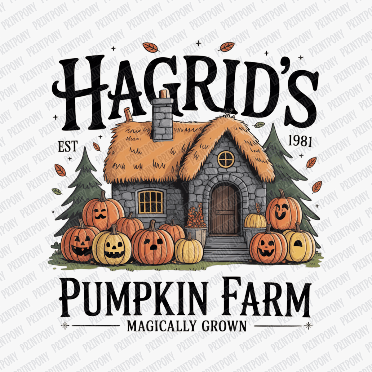 Hagrid's Pumpkin Farm - DTF Transfer - PrintPony™