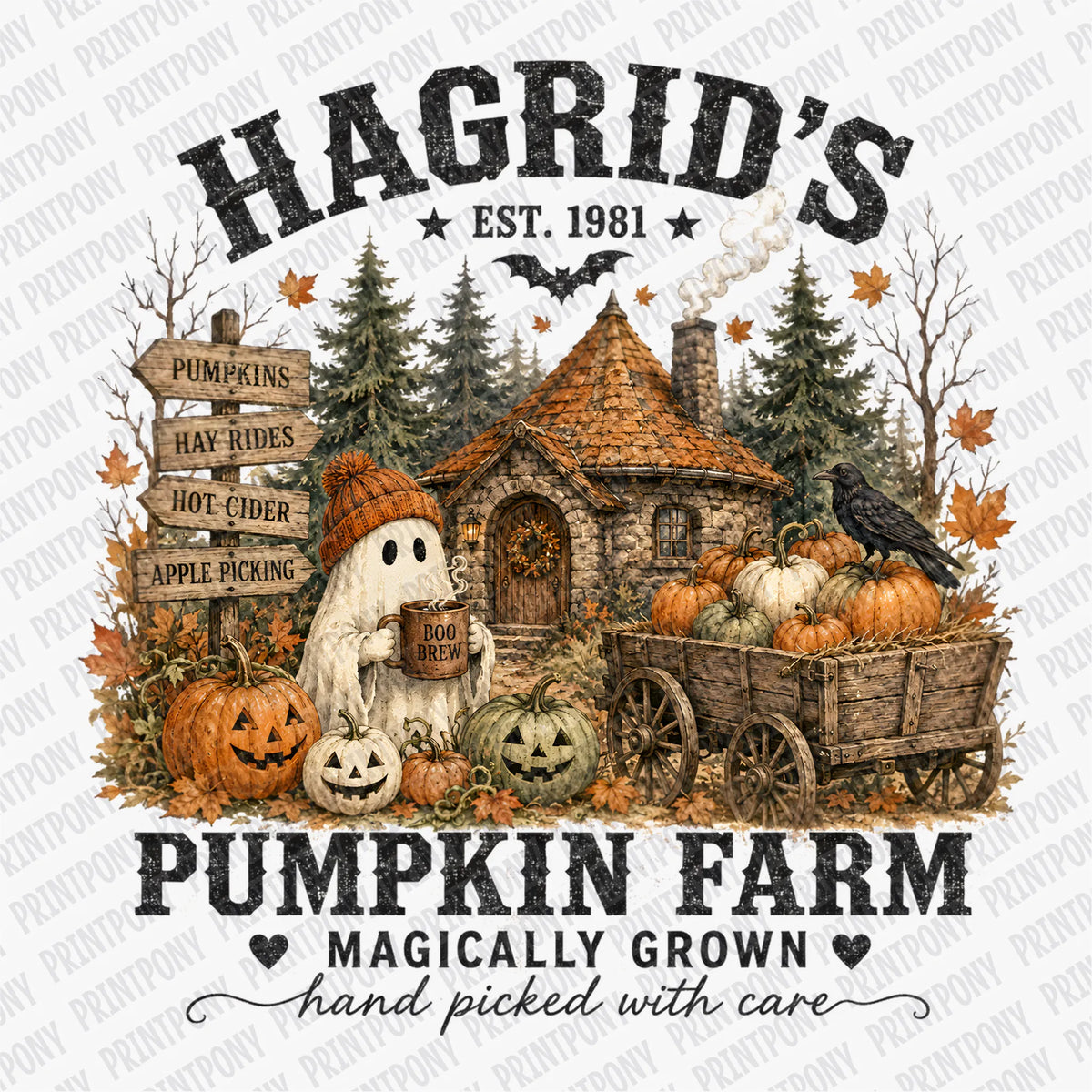 Hagrid's Pumpkin Farm 02 - DTF Transfer