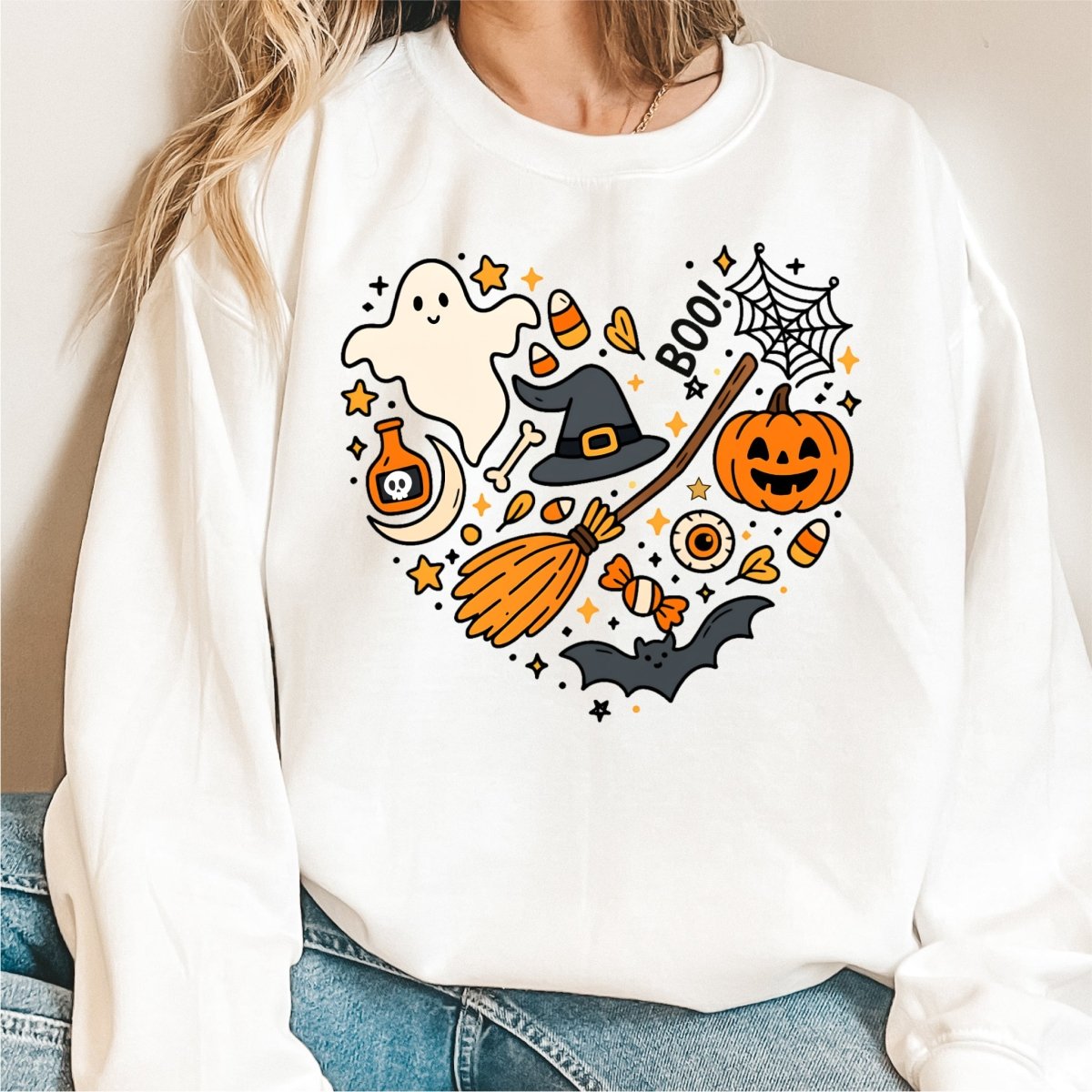 Halloween Doodle collage DTF Transfer - PrintPony